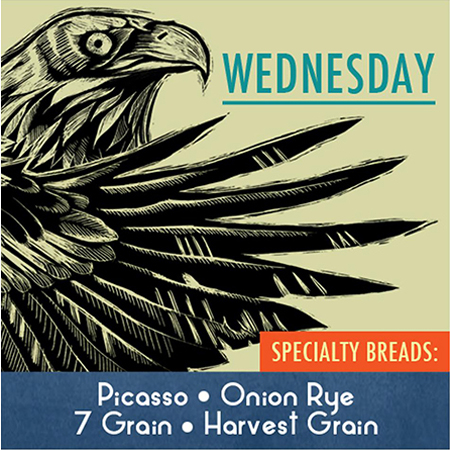 Wednesday's Specialty Breads at the Skeena Bakery